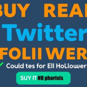 Buy Real Twitter Followers: Boost Your Social Presence Instantly