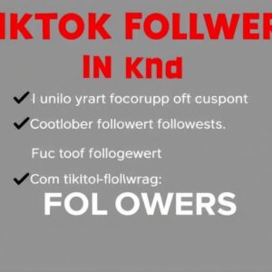 Buy Tiktok Followers in KN