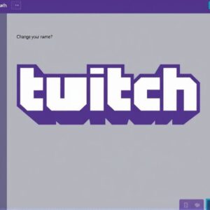 can you change your name on twitch
