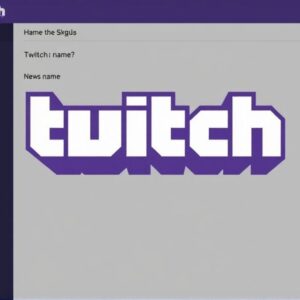 can you change your twitch name