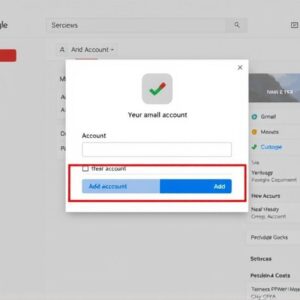 gmail account add account