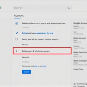 gmail delete account