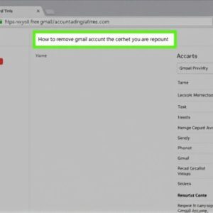 how do i remove a gmail account