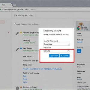 locate my gmail account